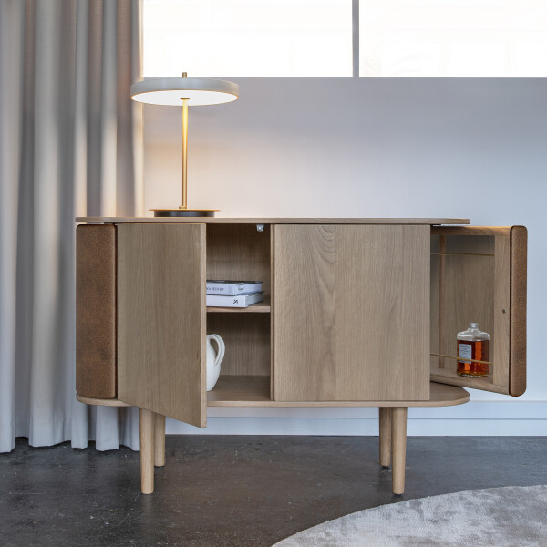 UMAGE Treasures senkki oak hazelnut Asteria table pearl white image