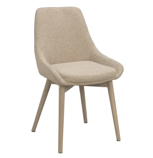 Rowico DENLEY stol, beige/vitpigmenterad image