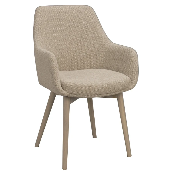 241040 b sb b Denley armchair light beige whitepigm oak b kopiera kuva