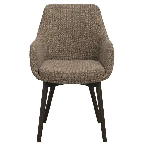 241044 b sb a Denley armchair dark beige brown oak b kopiera kuva