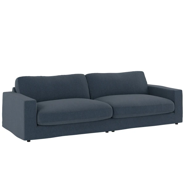250230 b sb B Langdon 4 seater sofa jeansblue fabric Casual 15 image