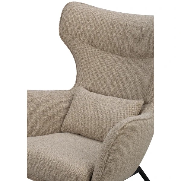 270040 b db DET1 Calvert loungechair mediumbeige black kuva