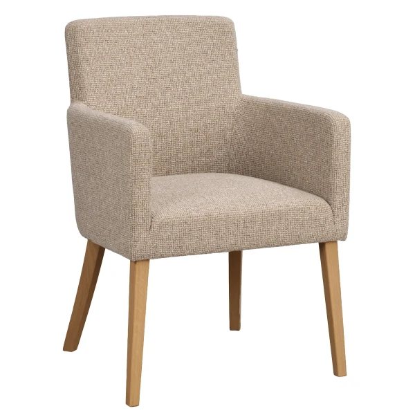 270090 b sb b Hudson armchair mediumbeige oak kuva