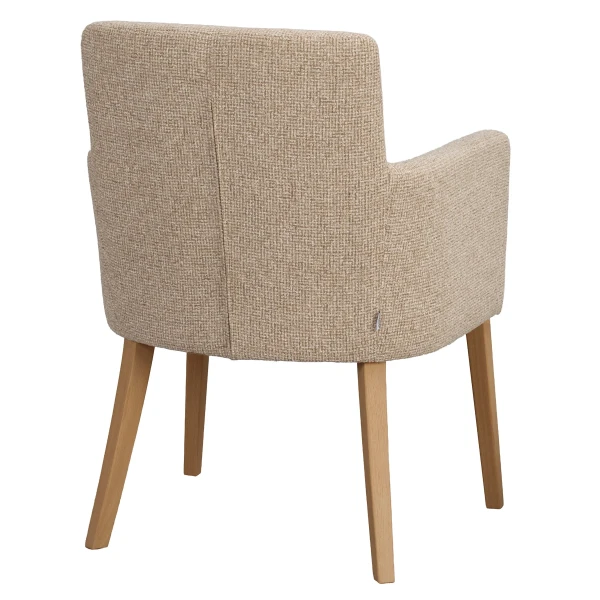 270090 b sb d Hudson armchair mediumbeige oak kuva