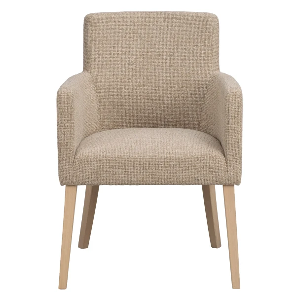 270091 b sb a Hudson armchair mediumbeige whitepigm oak kuva