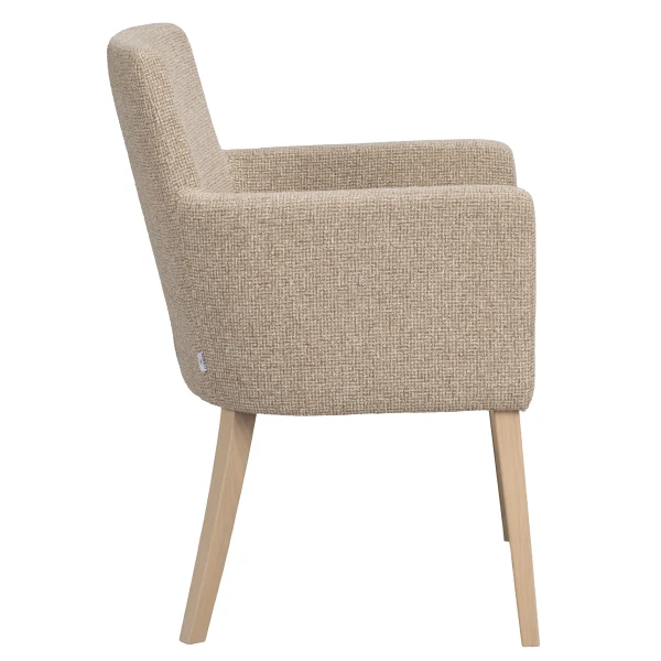 270091 b sb c Hudson armchair mediumbeige whitepigm oak kuva