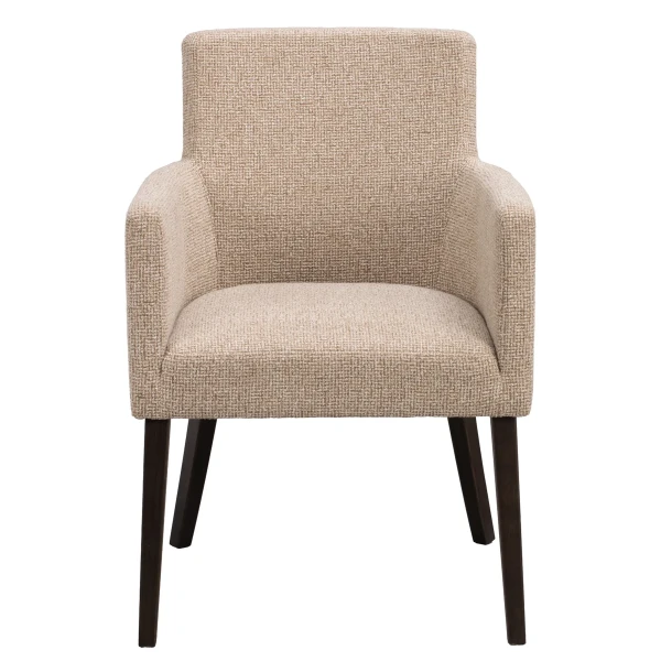 270092 b sb a Hudson armchair mediumbeige darkbrown oak kuva