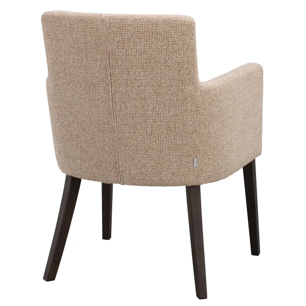 270092 b sb d Hudson armchair mediumbeige darkbrown oak kuva