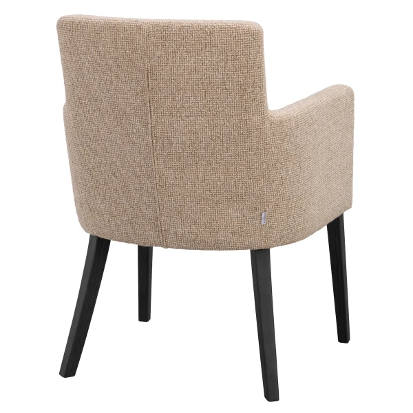 270093 b sb d Hudson armchair mediumbeige blackstained oak kuva