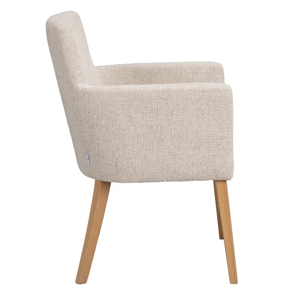 270096 b sb c Hudson armchair lightbeige oak kuva