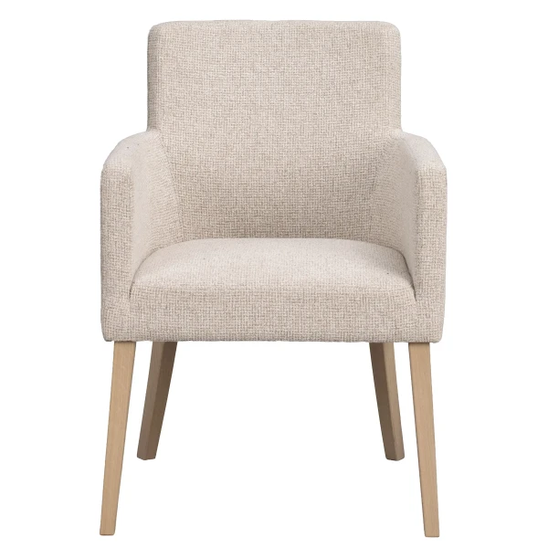 270097 b sb a Hudson armchair lightbeige whitepigm oak kuva