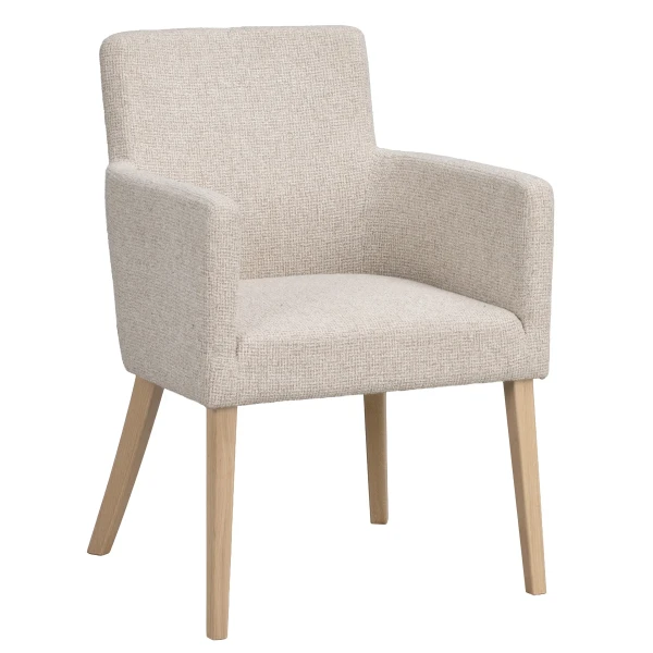 270097 b sb b Hudson armchair lightbeige whitepigm oak kuva