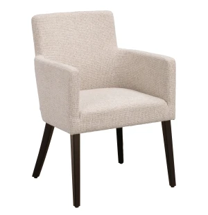 Rowico HUDSON käsinojatuoli, vaalean beige/tummanruskea kuva