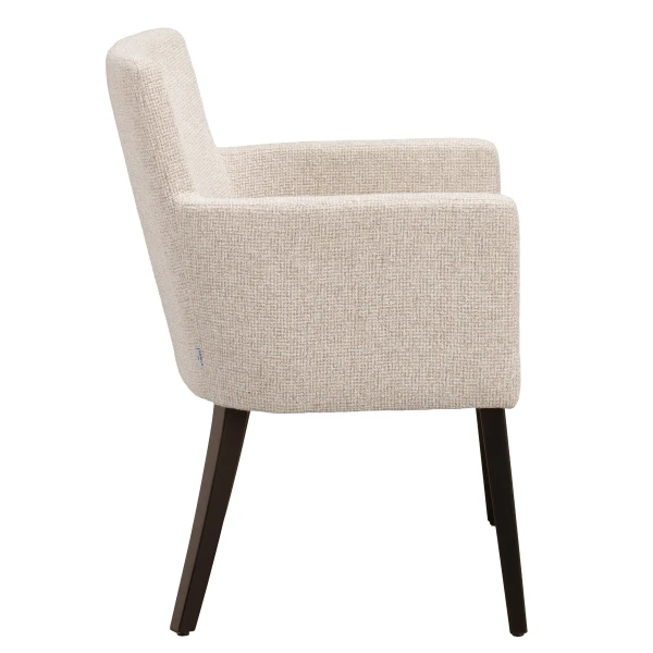 270098 b sb c Hudson armchair lightbeige darkbrown oak kuva