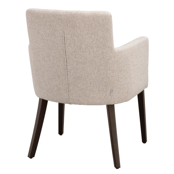 270098 b sb d Hudson armchair lightbeige darkbrown oak kuva