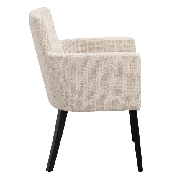 270099 b sb c Hudson armchair lightbeige blackstained oak kuva