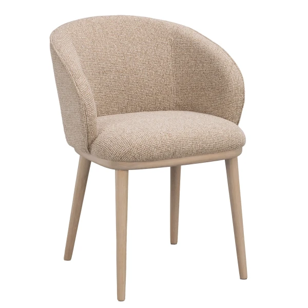 270150 b sb b Judson armchair mediumbeige whitepigm oak kuva