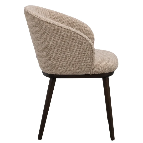 270151 b sb c Judson armchair mediumbeige darkbrown oak kuva