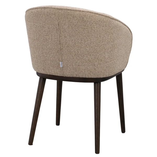 270151 b sb d Judson armchair mediumbeige darkbrown oak kuva