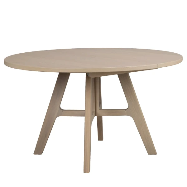 270220 b sb b Stockbridge round table 130 whitepigm oak kuva
