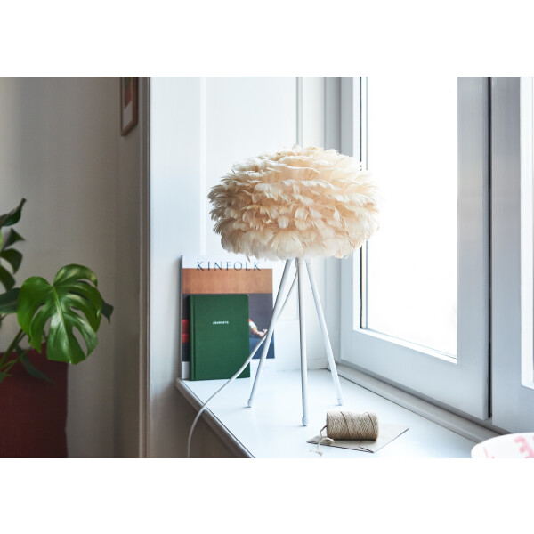 UMAGE Eos mini light brown Tripod table white image