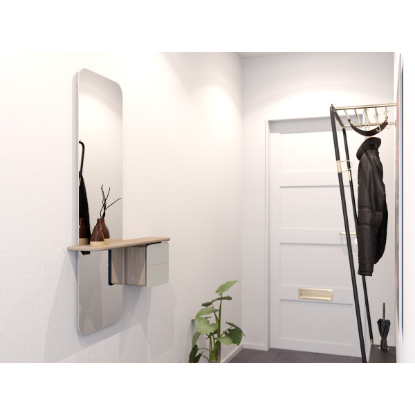 UMAGE One More Look peili oak pearl white kuva