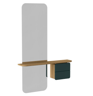 Umage ONE MORE LOOK peili, oak/forest green kuva