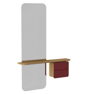 Umage ONE MORE LOOK peili, oak/ruby red kuva