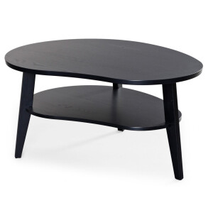 Birger EAGLE 100/80 soffbord svartbetsad ek image