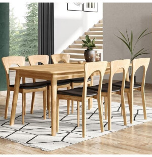 Casø furniture CASØ 120 ruokapöytä 180/270x90 cm tammi kuva