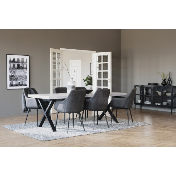 Rowico Reily 110457 Brooklyn ruokapöytä 119825 Marshall sideboard 119081 kuva