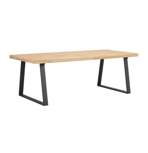 Rowico BROOKLYN ruokapöytä 220x95, tammi u-jalka kuva