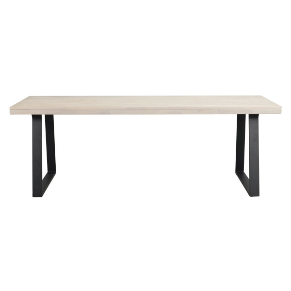 Rowico BROOKLYN ruokapöytä 220x95 valkopigmentoitu tammi u-jalka image