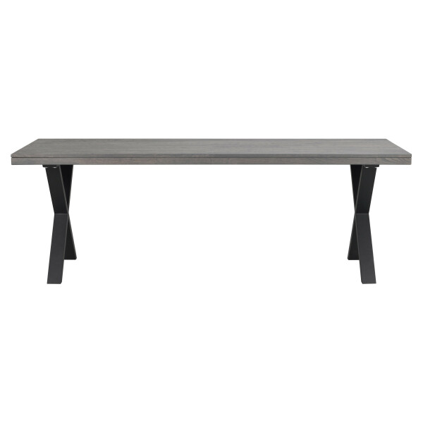 Rowico BROOKLYN ruokapöytä 220x95 tummanruskea tammi x-jalka kuva