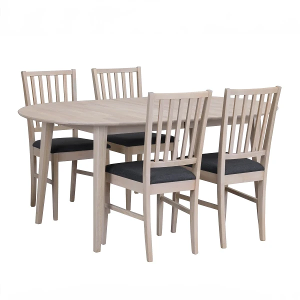 Filippa matbord ovalt 117629 Filippa stol ww a R kuva