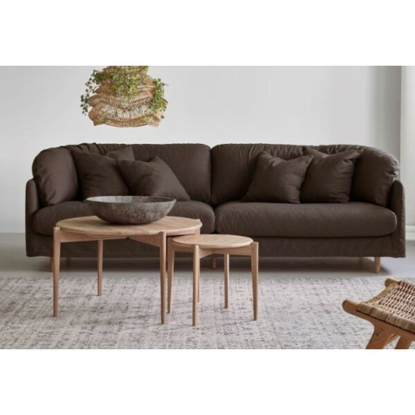 Oscarssons Möbel TILIA sohvapöydät 88+51 lakattu tammi kuva