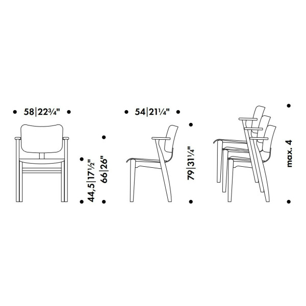 Artek DOMUS tuoli tammi image