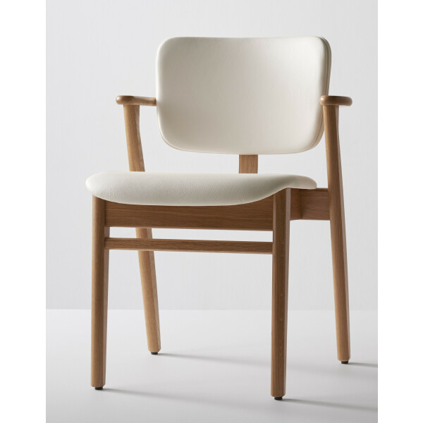 Artek DOMUS tuoli tammi/valkoinen nahka image