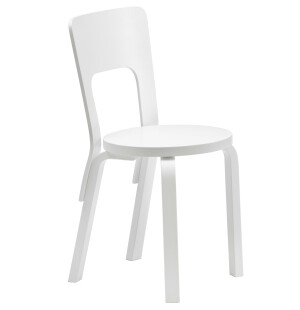 Artek STOL 66, vitmålad image