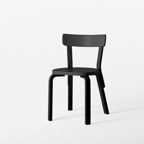 Artek Chair 69 black lacquered image