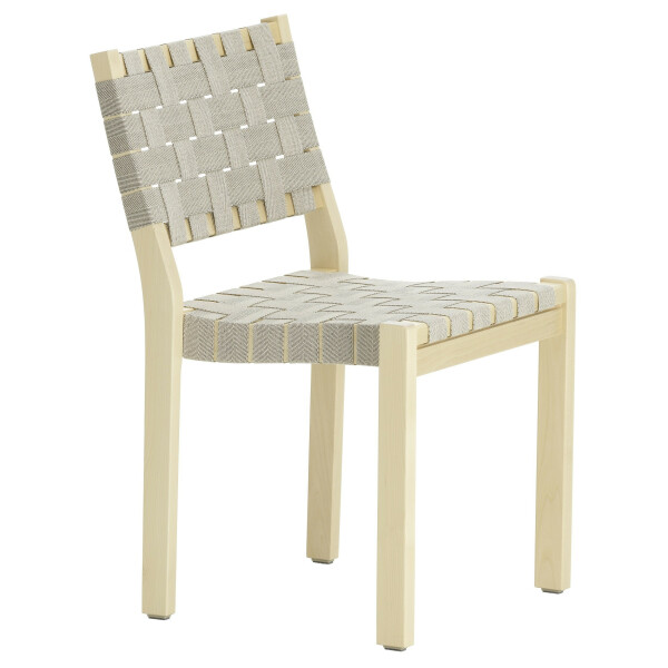 Artek 611 tuoli koivu/satulavyö luonnonvärinen/musta kuva