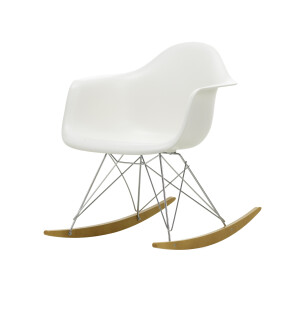 Vitra EAMES RAR RE keinutuoli, cotton white kuva