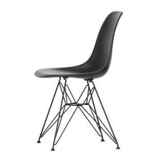 Vitra EAMES DSR RE stol, deep black/svart image