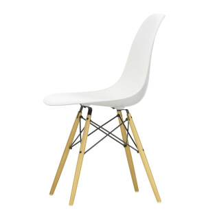 Vitra EAMES DSW RE tuoli, cotton white/vaahtera kuva