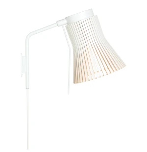 Secto Design PETITE 4630 seinävalaisin, valkoinen kuva