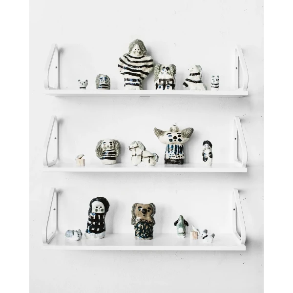 Wall Shelf 112B white lacquered master kuva