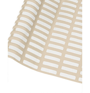 Artek SIENA VAXDUK, sandbrun/vit, 145x250cm image