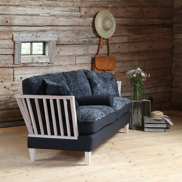 Bröderna Anderssons SÄRÖ 3-sohva lampaanvilla koks kuva