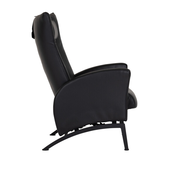 Bröderna Anderssons ENZO nojatuoli nahka classic musta kuva