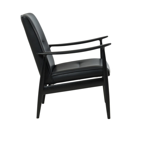 Bröderna Anderssons LEGEND nojatuoli musta/nahka classic musta kuva